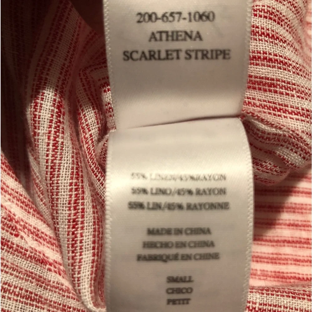 Rails 👏🏻👏🏻SOLD👏🏻👏🏻 Athena Top Scarlet  Stripe NWT! 🌺 - Picture 7 of 8